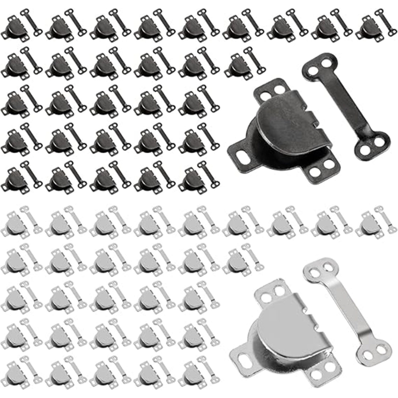 Hook Eye Fastener - 60 paar roestvrijstalen haak- en oogsluitingen