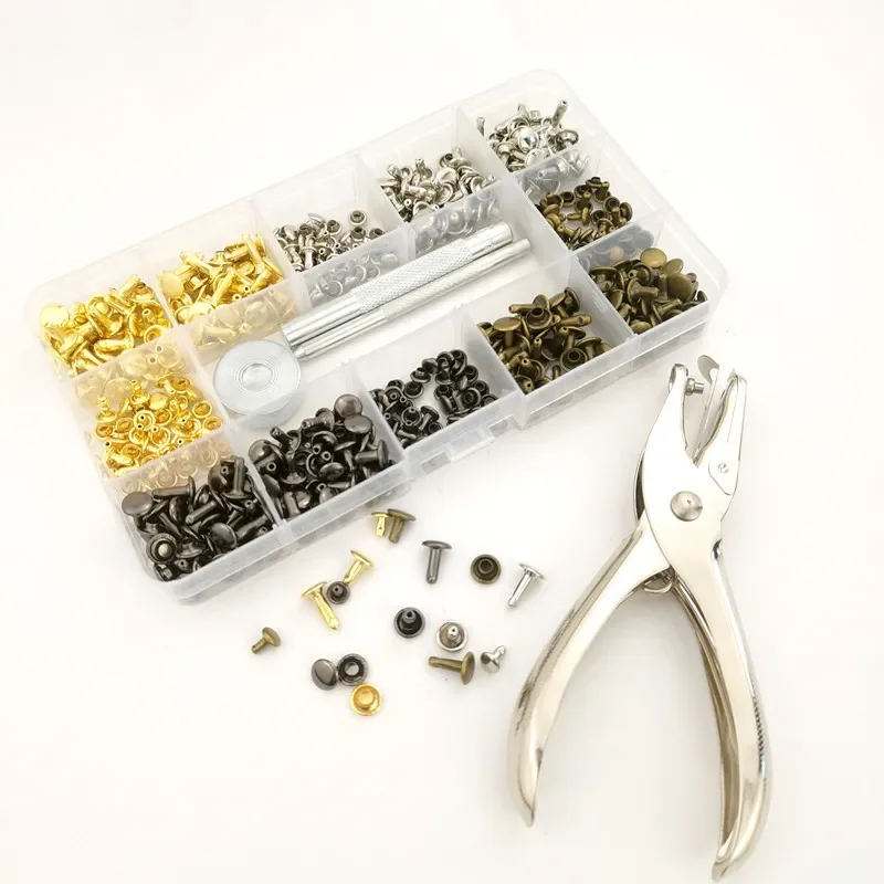 Snap Button Plier - 180 Stuks Metalen Drukknopen Knoppen Lederen