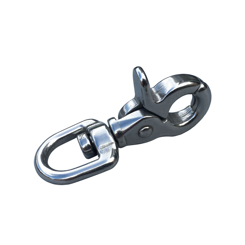 Hook Eye Fastener - 16Mm Roestvrijstalen Snap Draaibare Sluiting Clip