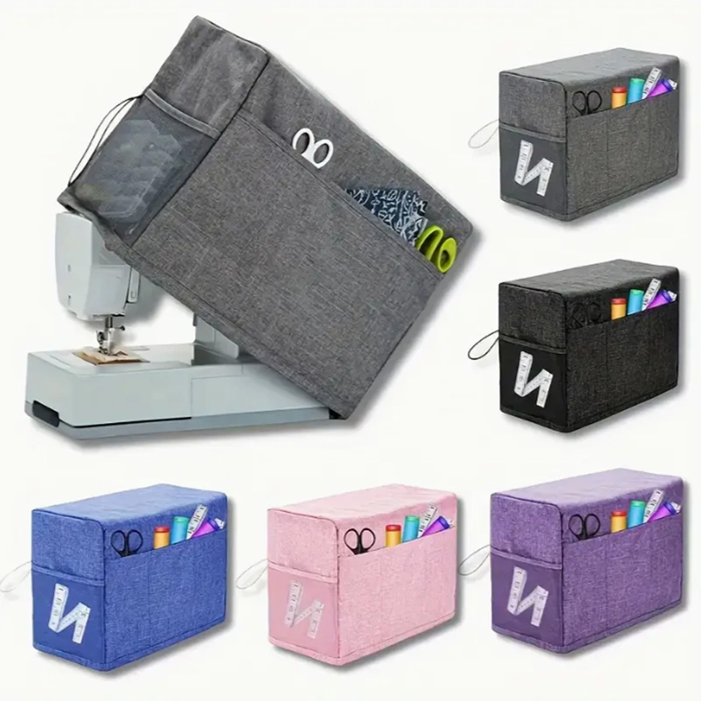 Sewing Expert - Universele naaimachinehoes met opbergvak en zijhandgrepen,
