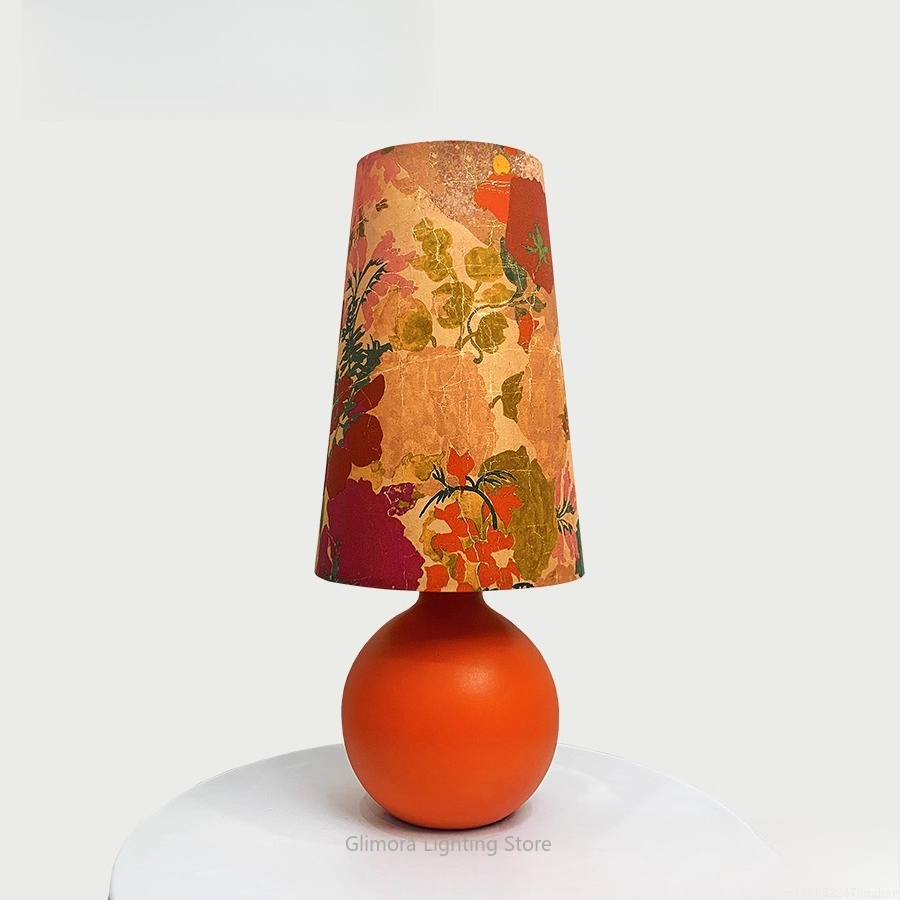 Century Textile & Sewing Supply Hours - Oranje boltafellamp: UK Liberty-stof met creatief