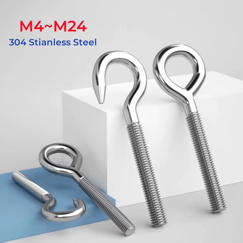 Hook Eye Fastener - 304 RVS schapenoogschroef M4 M5 M6