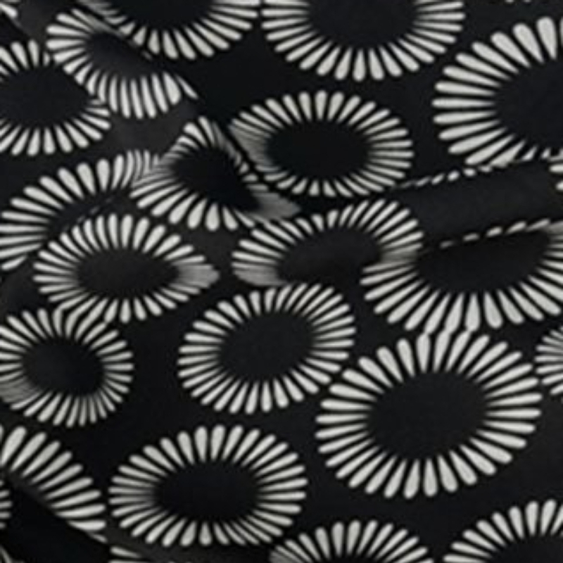 Sewing Textile Art - L100cm X B150cm Zwarte Gordijnen Stof