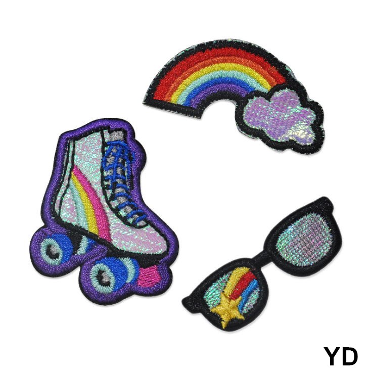 10 stuks regenboog geborduurde - Sewing Id recensie en prijs