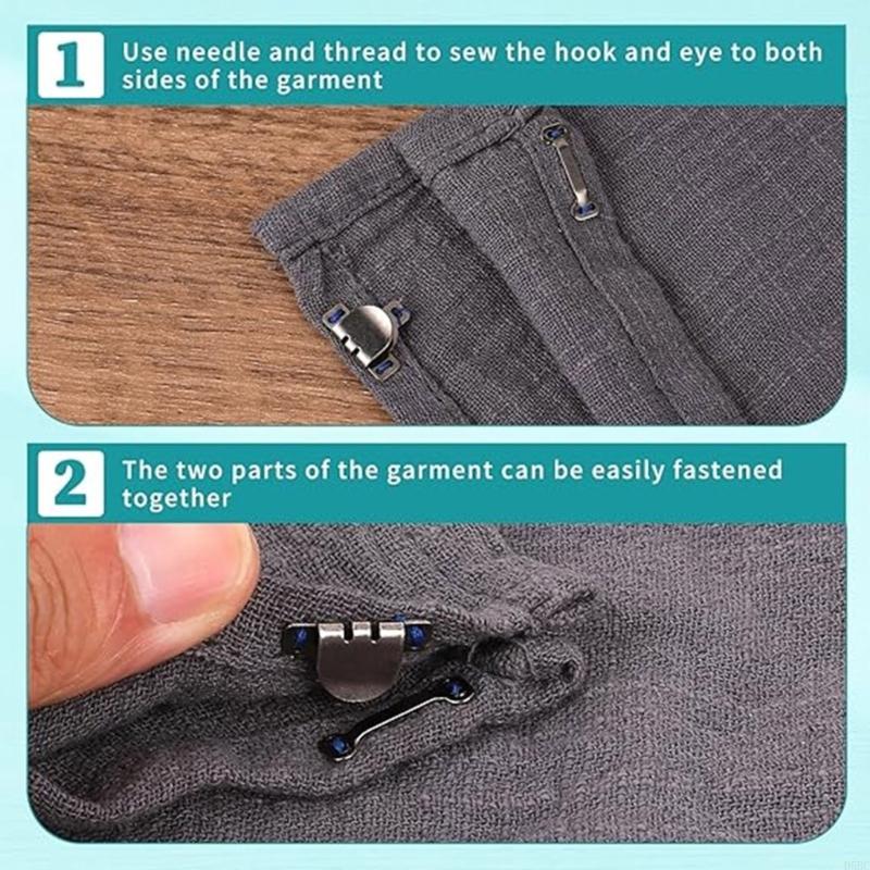60 paar roestvrijstalen haak-  - Hook Eye Fastener recensie en prijs