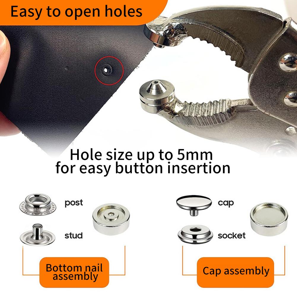 Drukknoptang van roestvrij sta - Snap Button Plier recensie en prijs