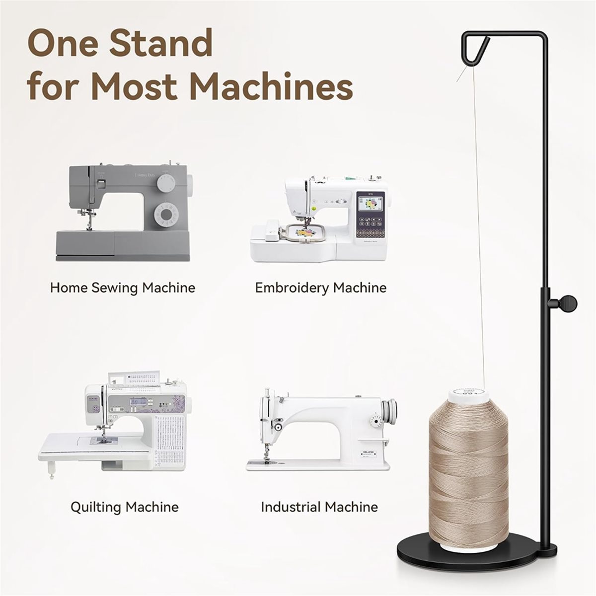 Verstelbare conische draadhoud - Serger Thread Cone recensie en prijs