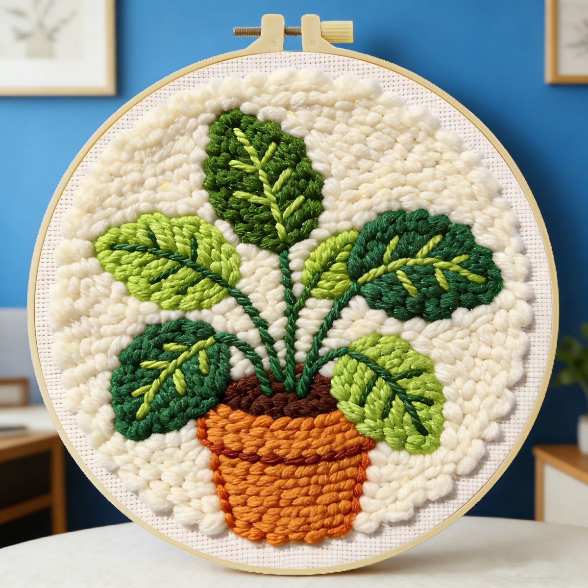 20X20CM/7.87inch Bladeren Punc - Sewing Textile Art recensie en prijs