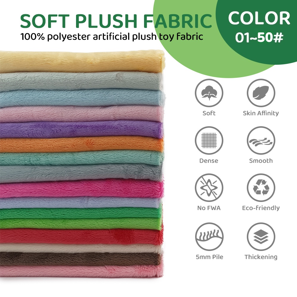 01~50 #   45x50cm Pluche Stof  - Textile And Sewing Materials recensie en prijs