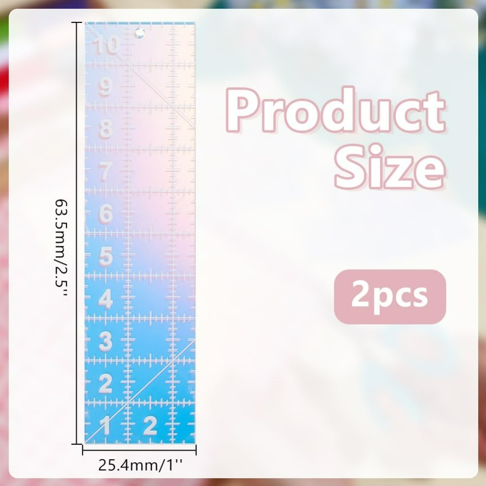 2 stuks quilten acryl sjabloon - Textile Sewing Patterns recensie en prijs