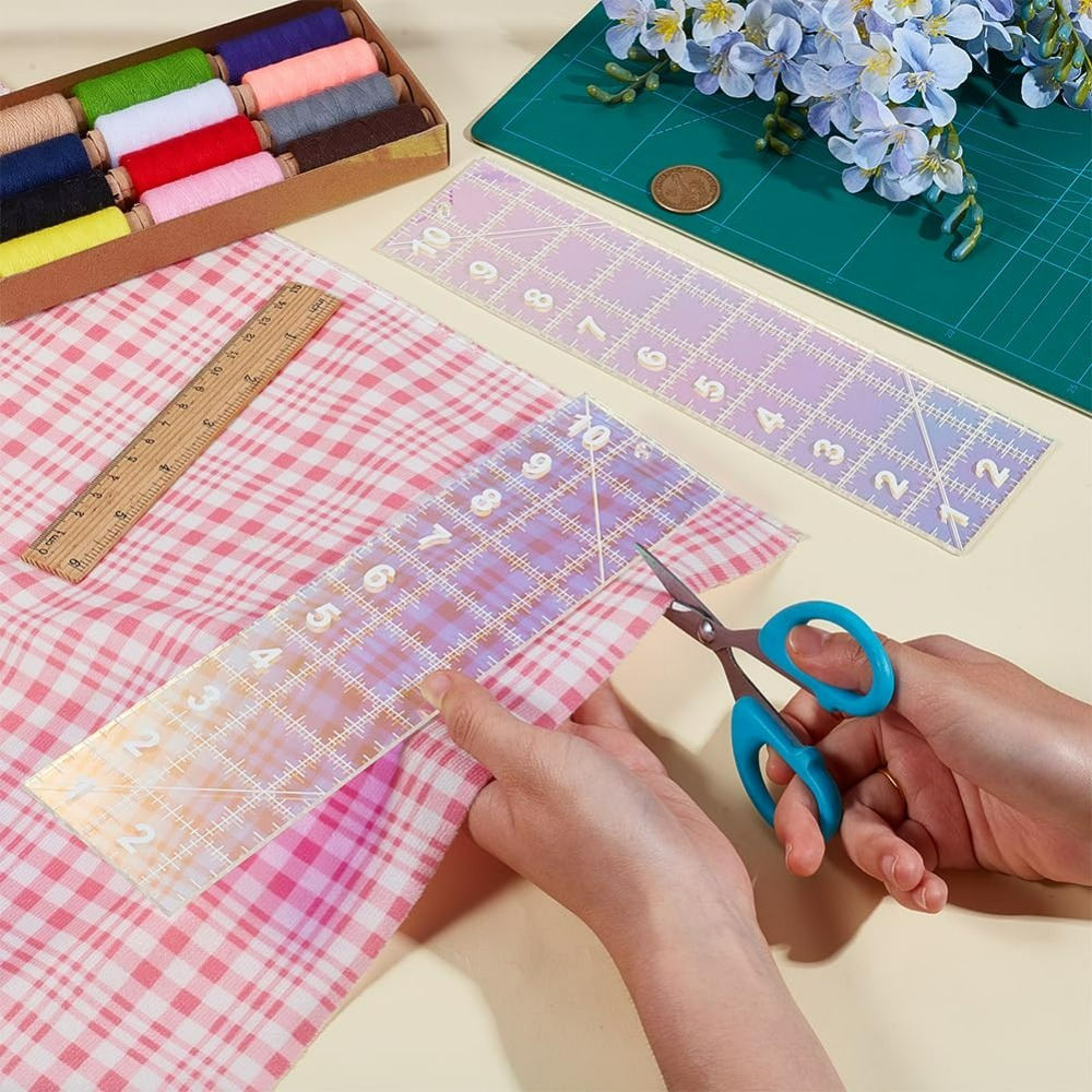 2 stuks quilten acryl sjabloon - Textile Sewing Patterns recensie en prijs