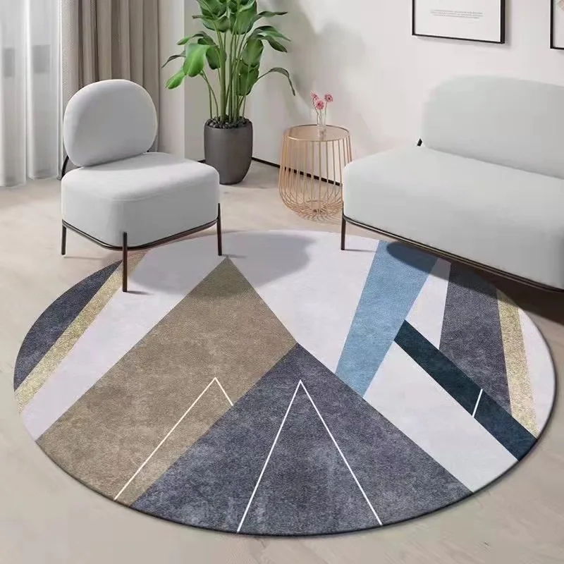 ~O~Geometrisch rond vloerkleed - Century Textile & Sewing Supply Hours recensie en prijs