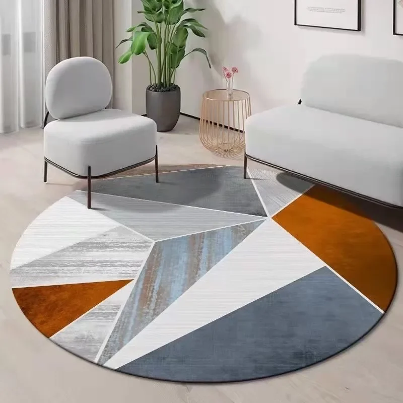 ~O~Geometrisch rond vloerkleed - Century Textile & Sewing Supply Hours recensie en prijs