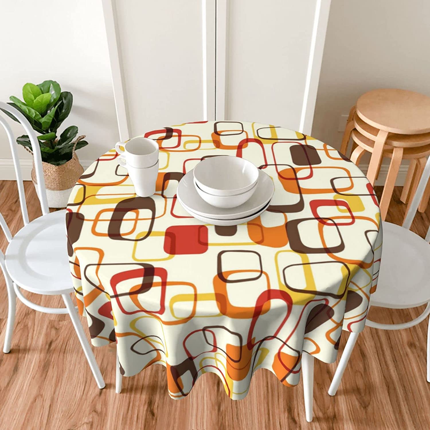 Retro Mid Century Geometrische - Century Textile & Sewing Supply Hours recensie en prijs