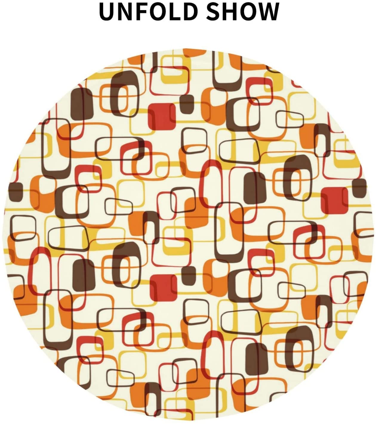 Retro Mid Century Geometrische - Century Textile & Sewing Supply Hours recensie en prijs