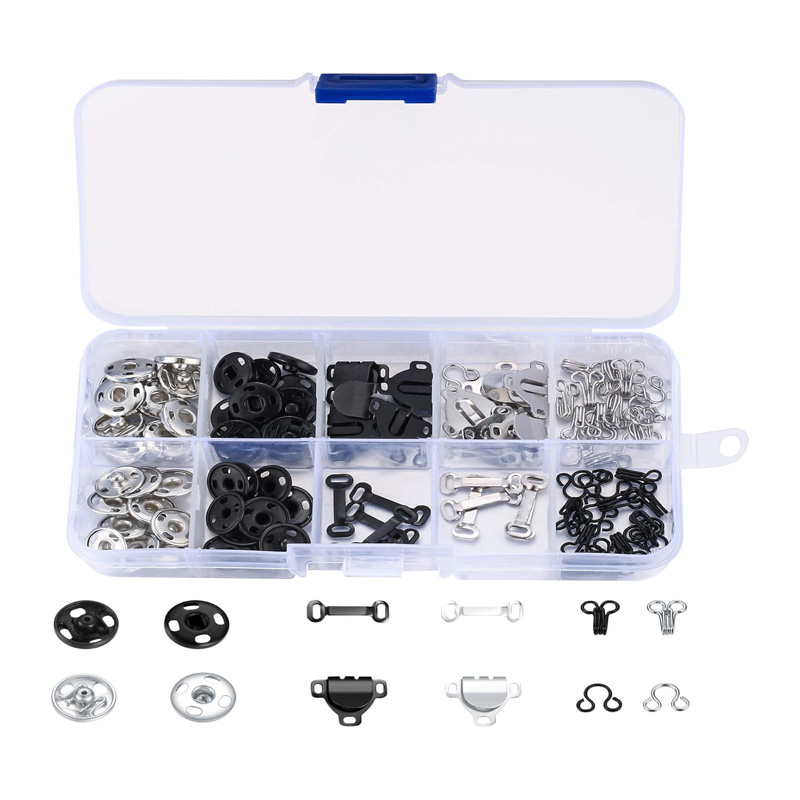 100 stuks naai-haken en -oogje - Hook Eye Fastener recensie en prijs