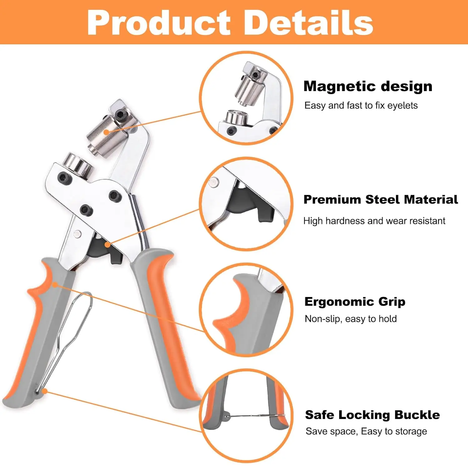 Metaal handgereedschap voor he - Snap Button Plier recensie en prijs