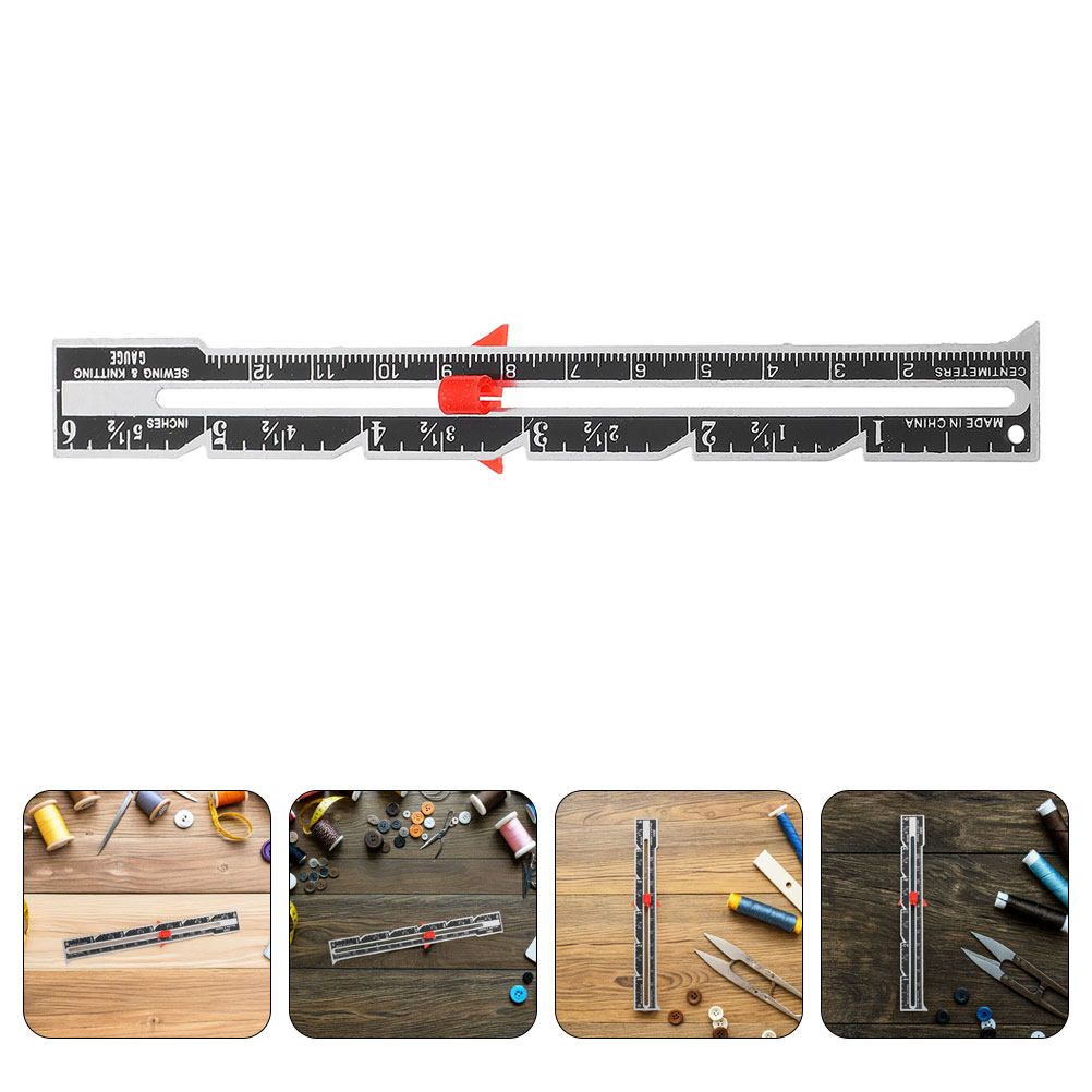 8-delige draagbare quilting-li - Sewing Gauge Ruler recensie en prijs