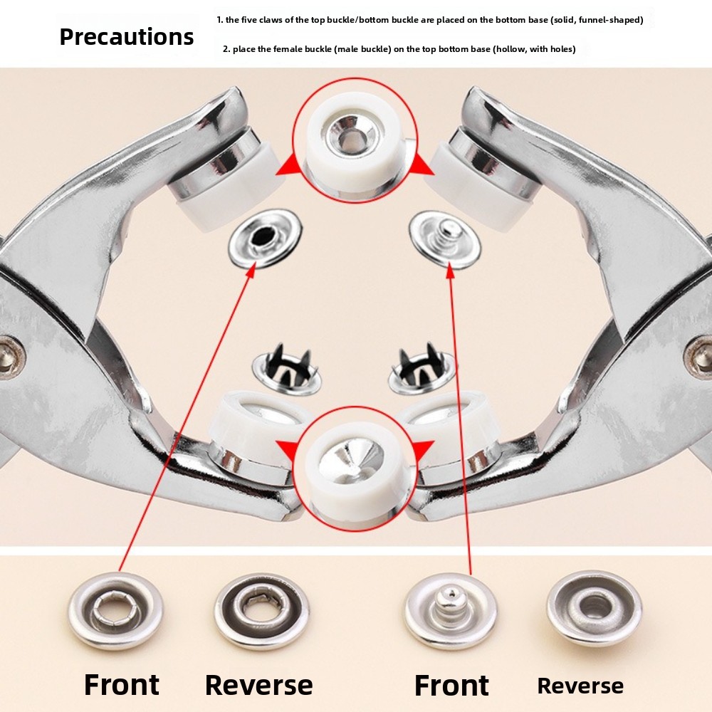 9,5 mm-klauw-knopen-metaalgesp - Snap Button Plier recensie en prijs