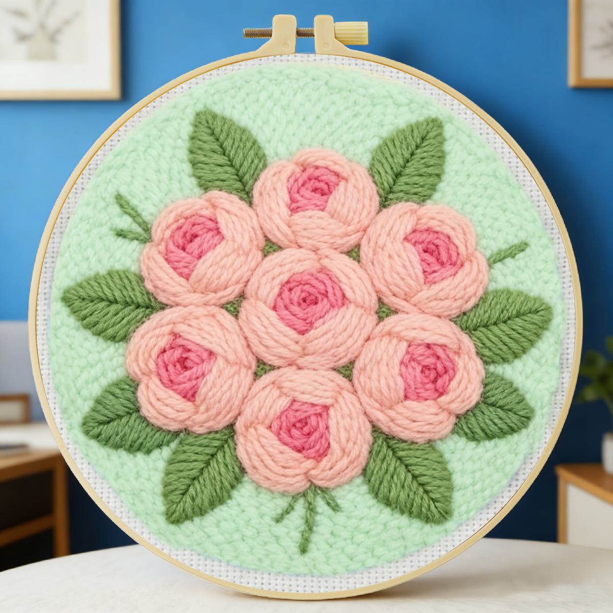 20X20CM/7.87inch Bloem Punch N - Sewing Textile Art recensie en prijs